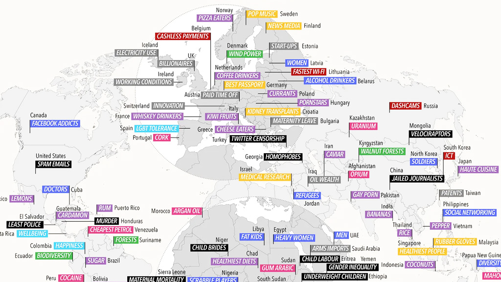 Éste mapa revela quién podría ser el ganador de Eurovisión